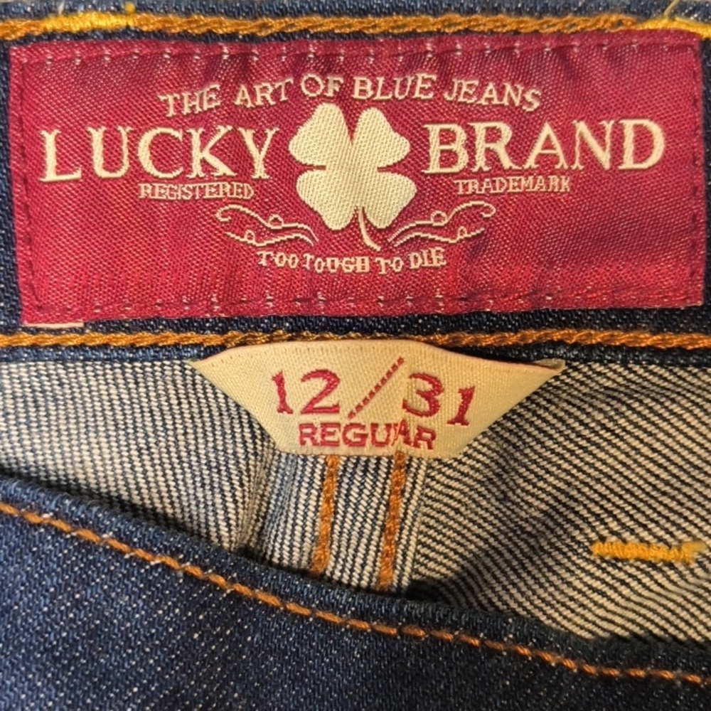 Mid Rise Sofia Bootcut w/32" Inseam Lucky Jeans Size 12 - Picture 4 of 10